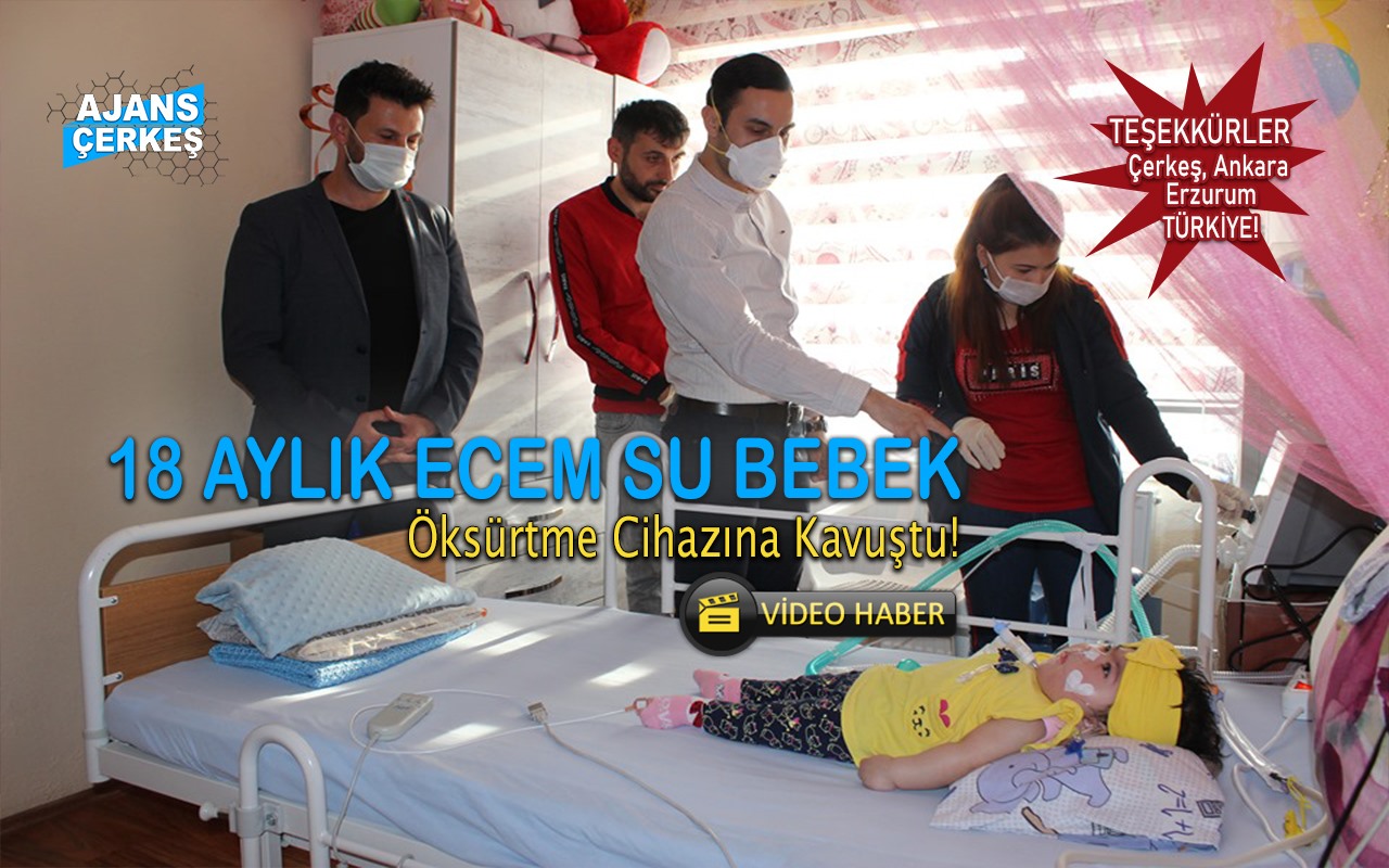 18 Aylık Ecem Su Bebek Öksürtme Cihazına Kavuştu!