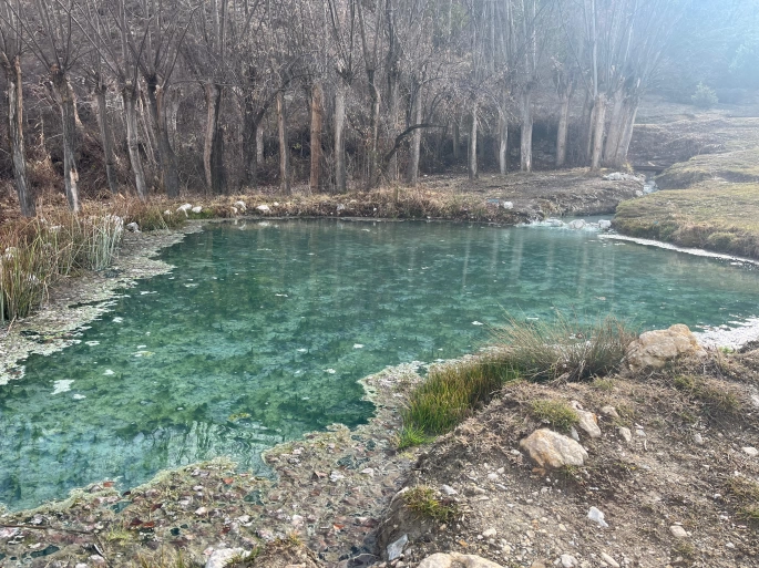 ATKARACALAR ŞİFALI KÜKÜRTLÜ SU ZİYARETÇİLERİNİ BEKLİYOR