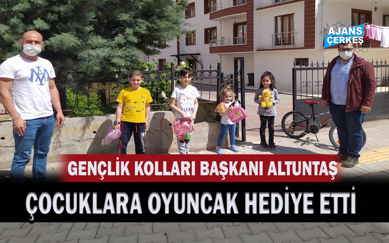 Başkan Altuntaş Çocukları İzin Gününde Unutmadı