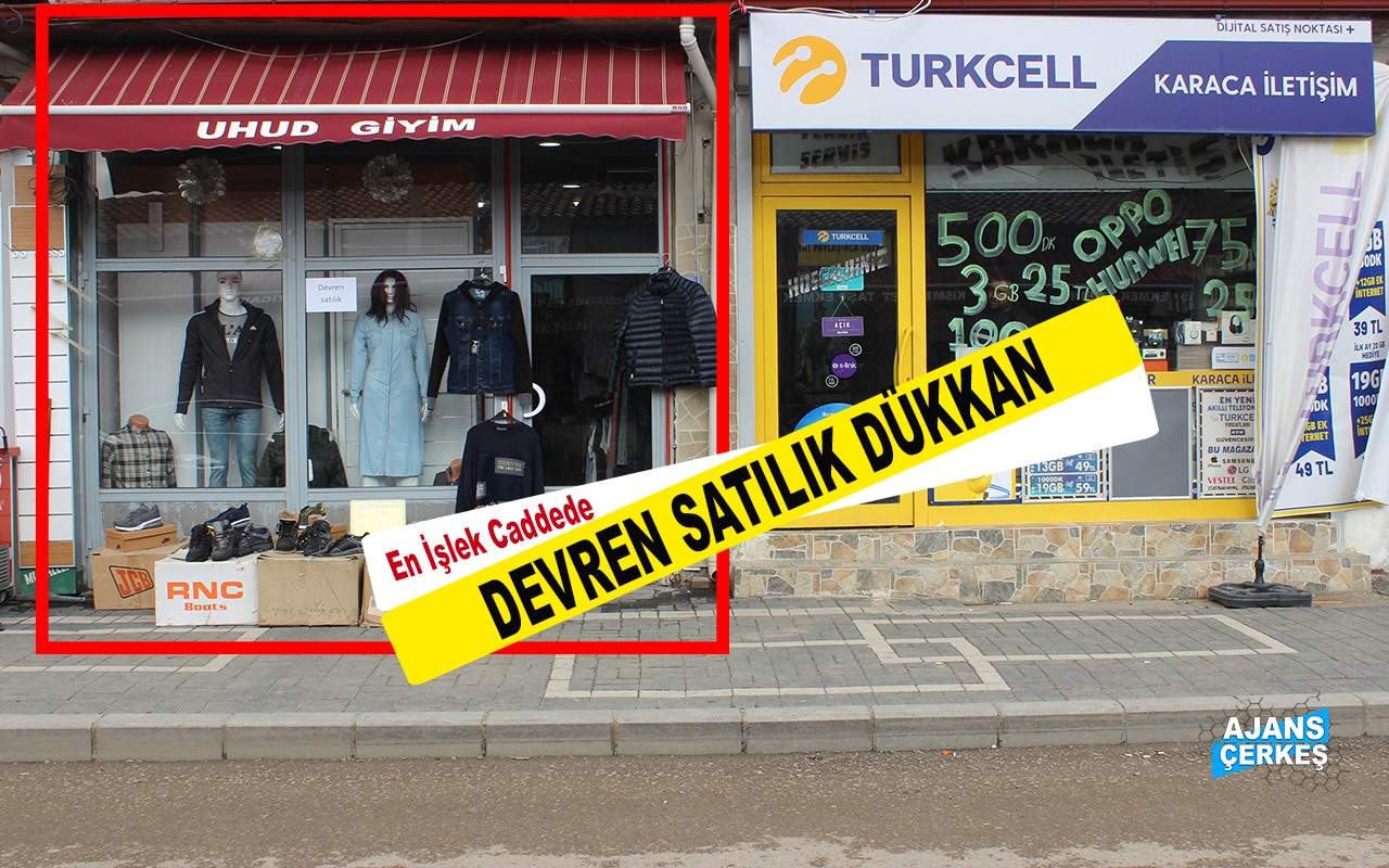 Çerkeş Çarşı Merkezinde Devren Satılık Dükkan