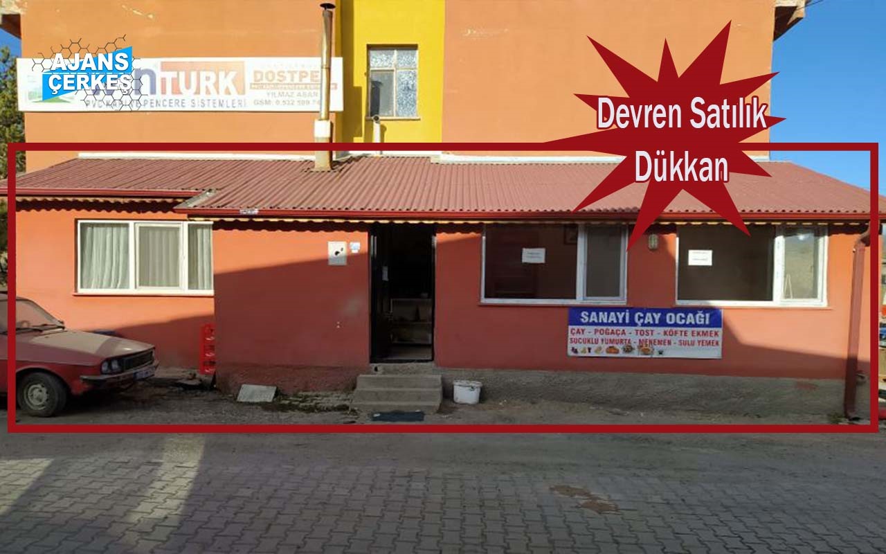 Çerkeş sanayi Sitesinde Devren Satılık Dükkan