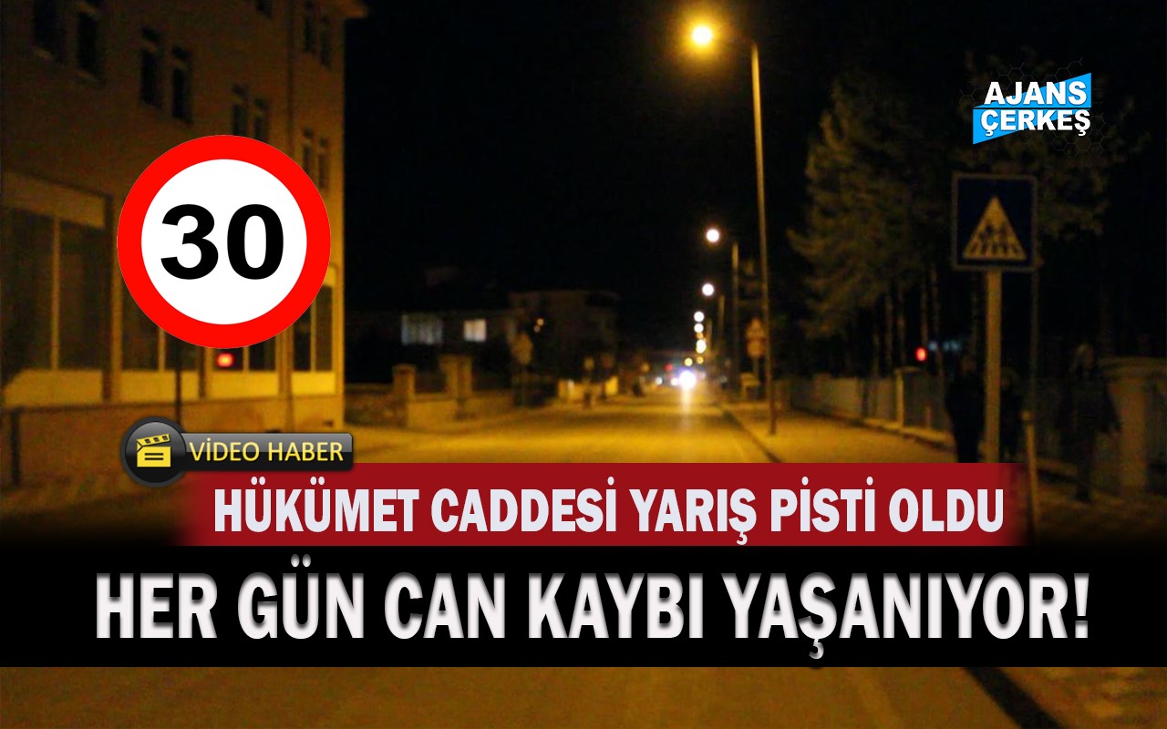 Hükümet Caddesi Yarış Pistine Dönüştü!